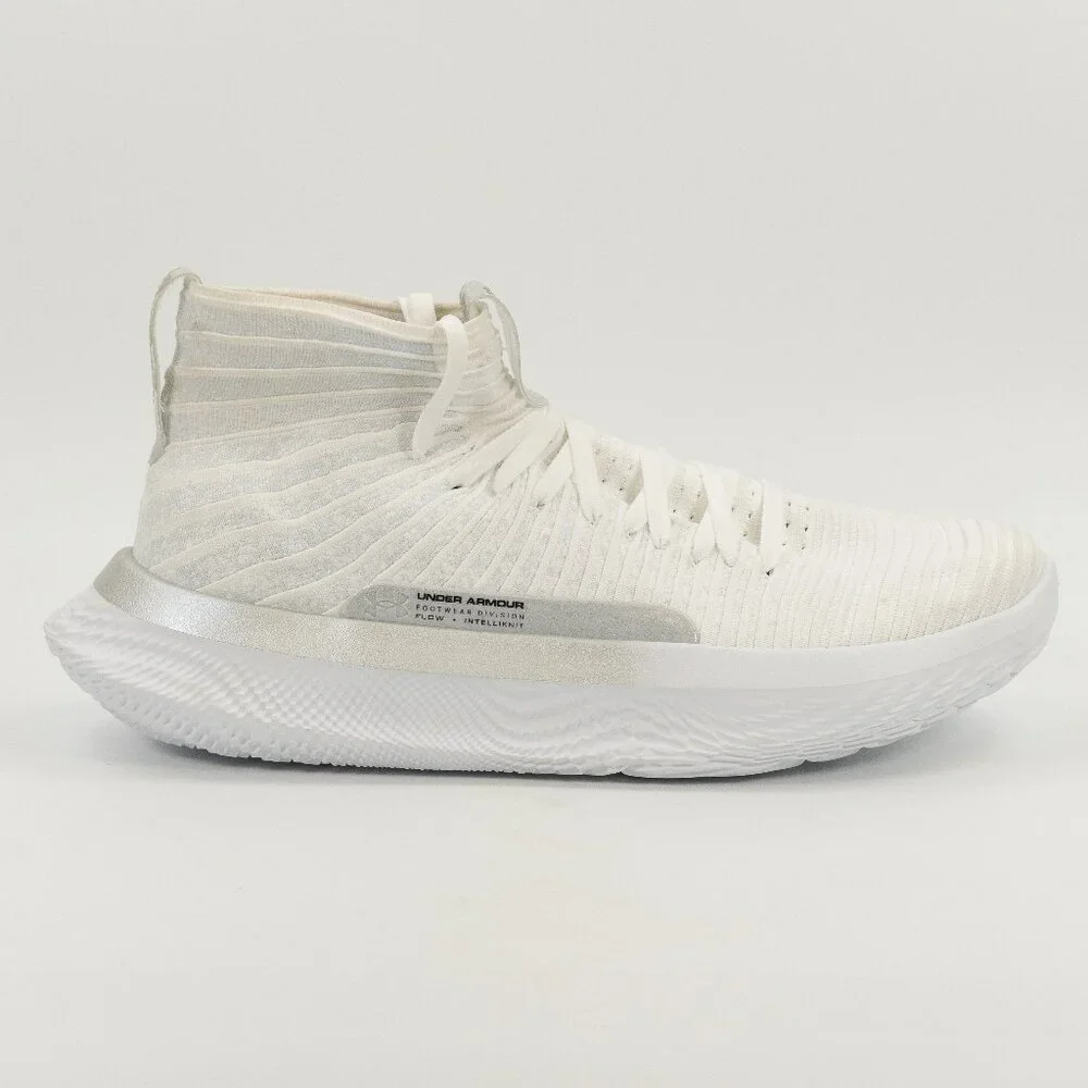 Under Armour Flow FUTR X Elite VVS 'White Metallic Silver' 3028021-100 size 17